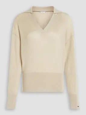 Tommy Hilfiger Lypcell/silk mix top